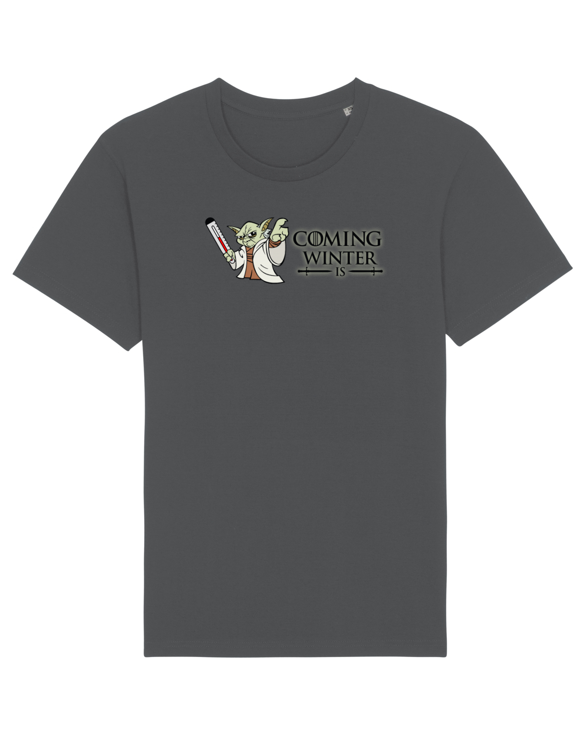 Tricou mânecă scurtă Unisex Rocker Anthracite
