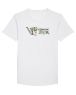 coming winter is Tricou mânecă scurtă guler larg Bărbat Skater