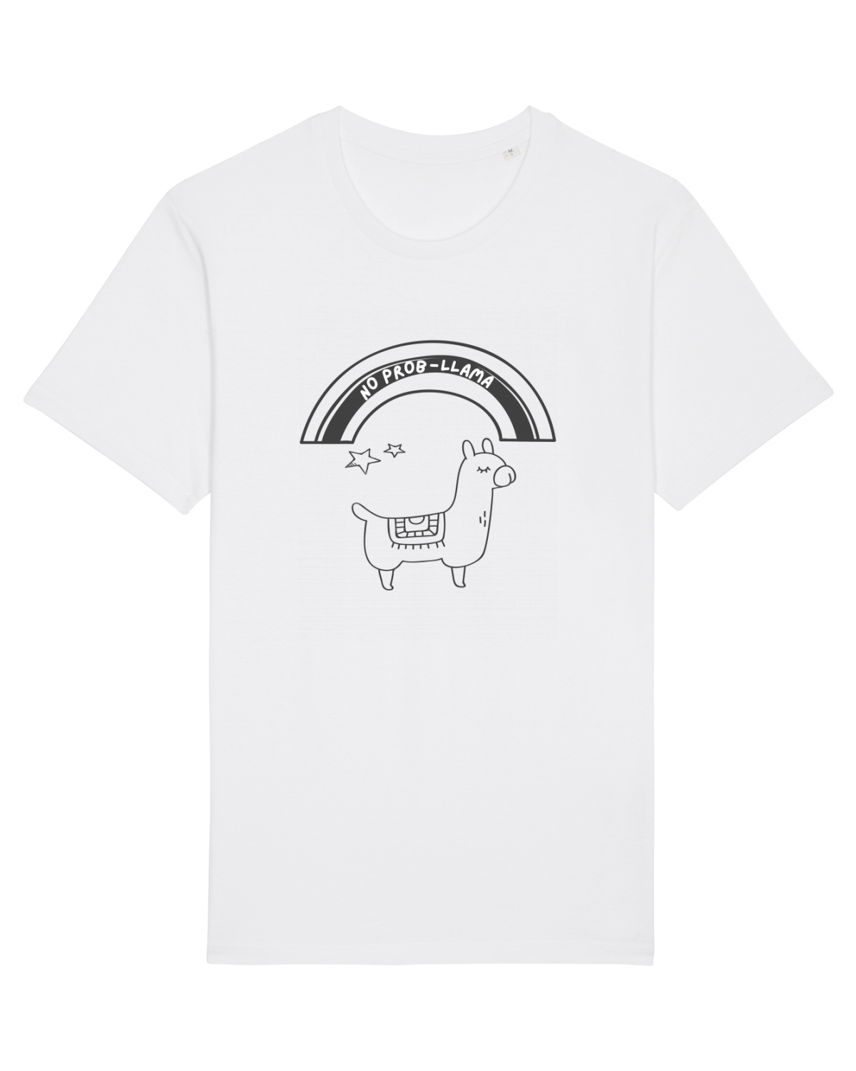 Tricou mânecă scurtă Unisex Rocker White