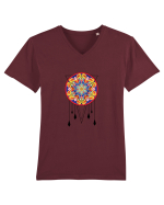 Mandala in Dreamcatcher Tricou mânecă scurtă guler V Bărbat Presenter