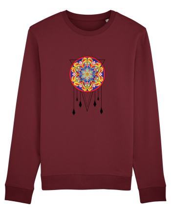 Mandala in Dreamcatcher Burgundy