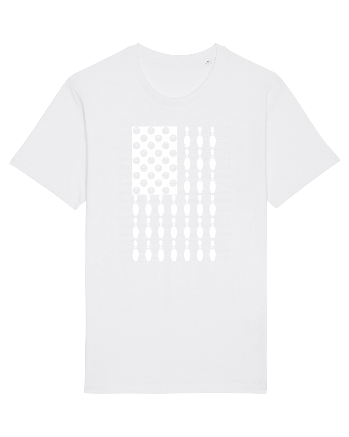 Tricou mânecă scurtă Unisex Rocker White