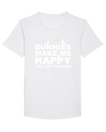 BUNNIES Tricou mânecă scurtă guler larg Bărbat Skater