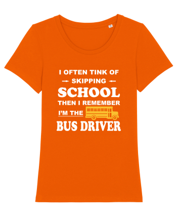 BUS DRIVER Bright Orange