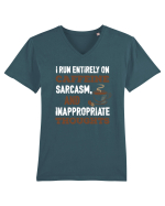 COFFEE Tricou mânecă scurtă guler V Bărbat Presenter