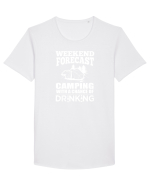 CAMPING Tricou mânecă scurtă guler larg Bărbat Skater