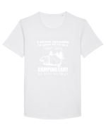 CAMPING LADY Tricou mânecă scurtă guler larg Bărbat Skater
