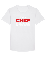 CHEF Tricou mânecă scurtă guler larg Bărbat Skater