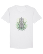 Hand of Fate Verde Tricou mânecă scurtă guler larg Bărbat Skater