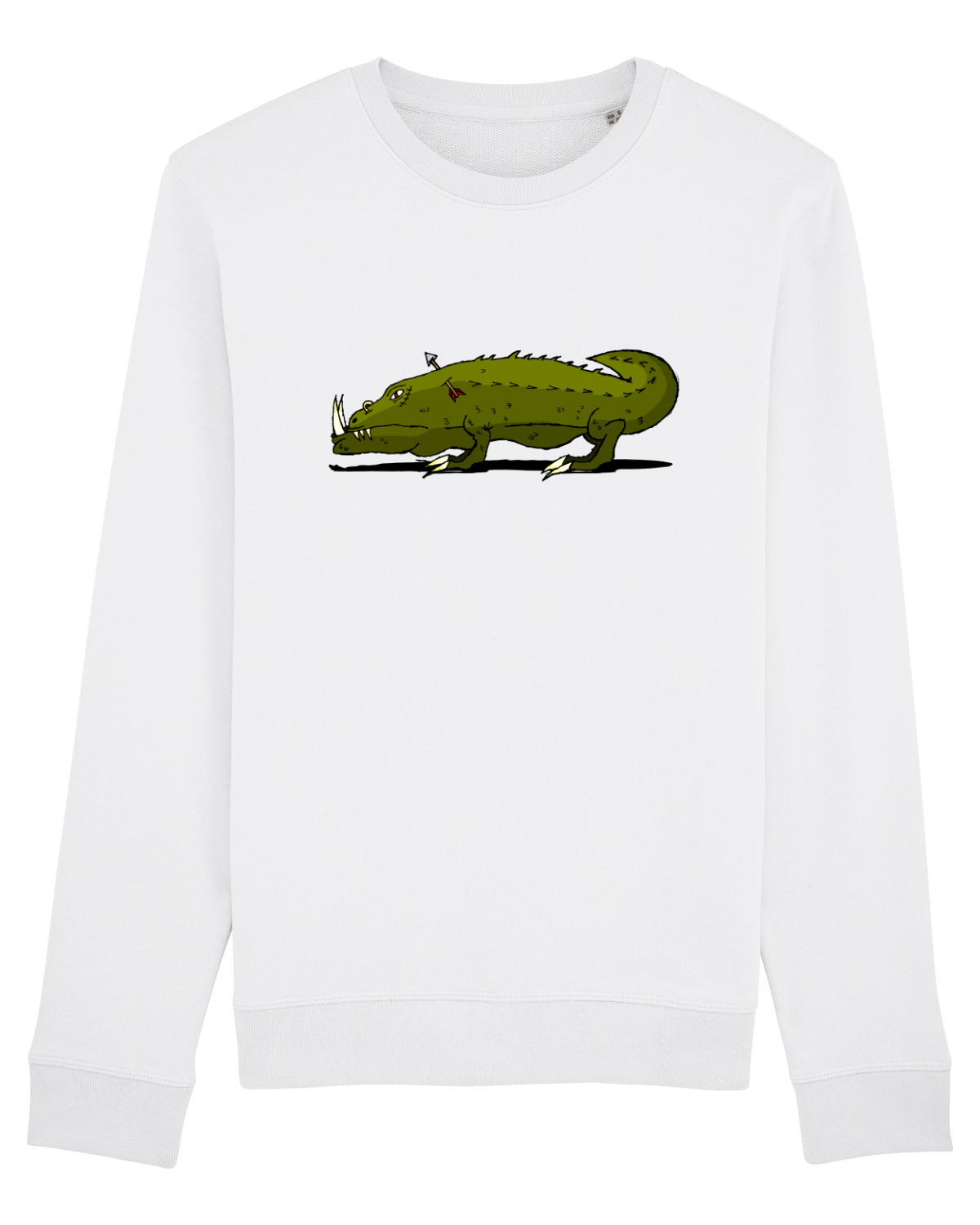 Bluză mânecă lungă Unisex Rise White