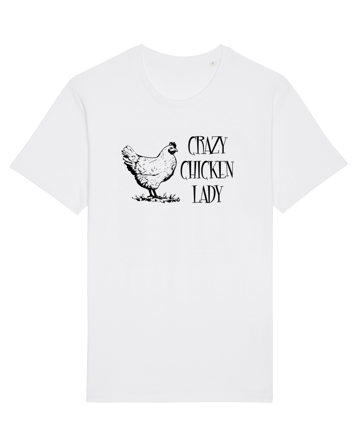 Tricou mânecă scurtă Unisex Rocker White