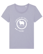 POMERANIAN Tricou mânecă scurtă guler larg fitted Damă Expresser