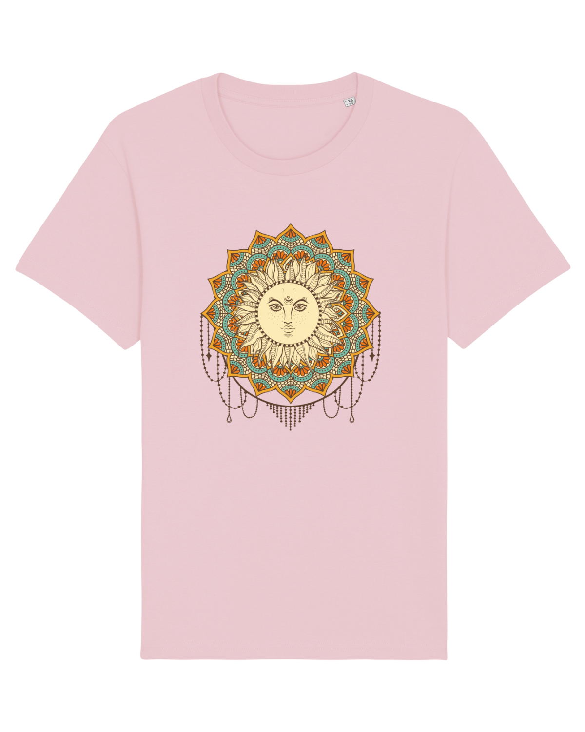 Tricou mânecă scurtă Unisex Rocker Cotton Pink