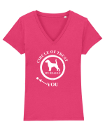 BEAGLE Tricou mânecă scurtă guler V Damă Evoker