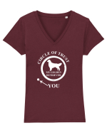 GOLDEN RETRIEVER Tricou mânecă scurtă guler V Damă Evoker