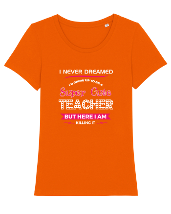 TEACHER Bright Orange