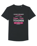 TEACHER Tricou mânecă scurtă guler larg Bărbat Skater