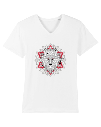 Leu Roșu în Mandala Yoga White