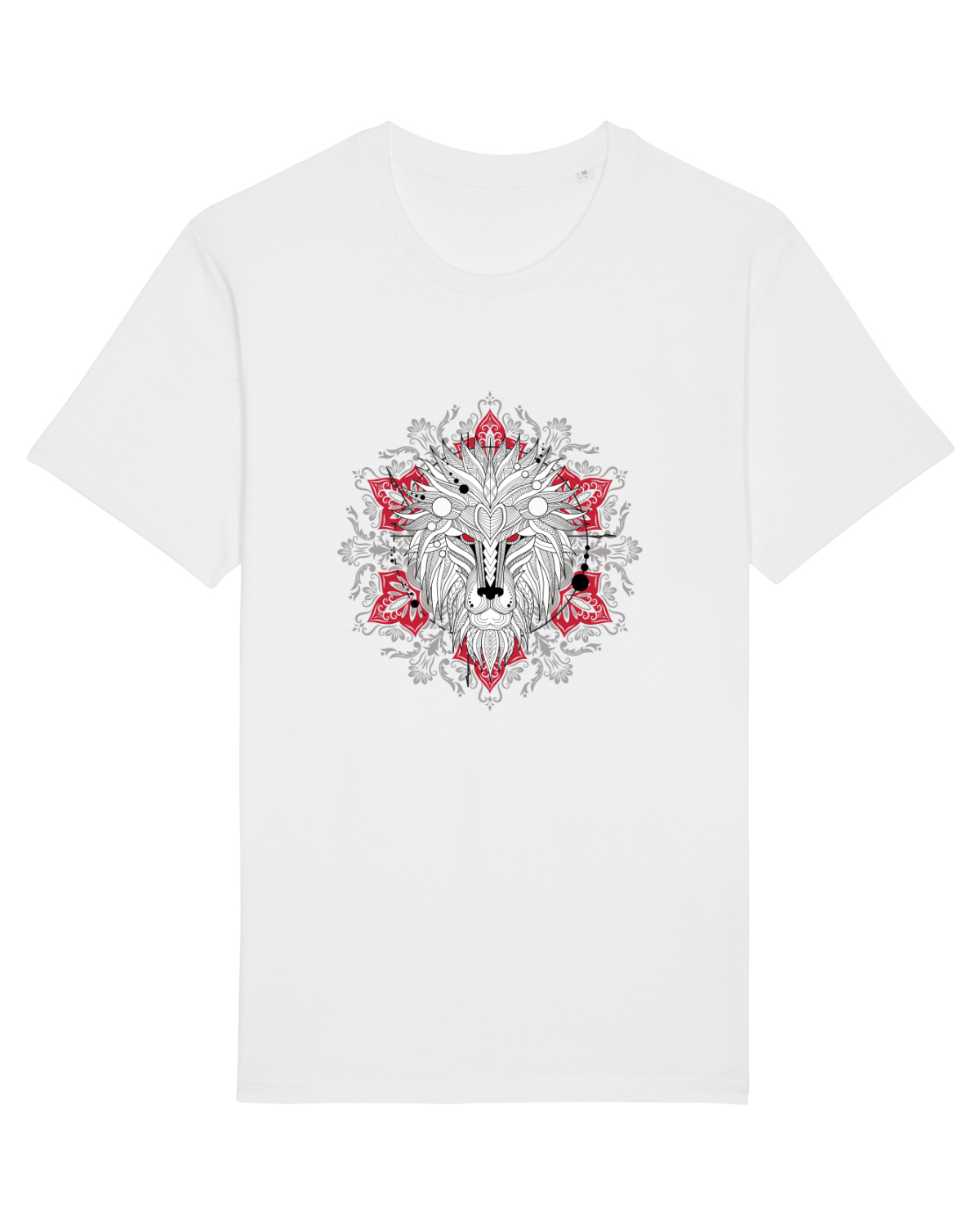 Tricou mânecă scurtă Unisex Rocker White