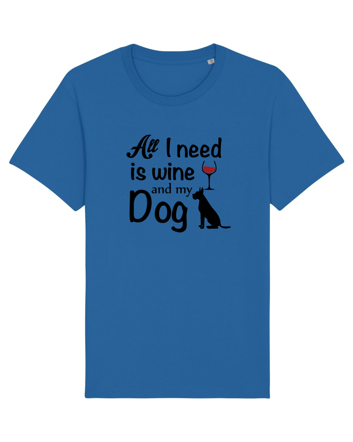 Tricou mânecă scurtă Unisex Rocker Royal Blue