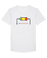 Vive la Resistance Tricou mânecă scurtă guler larg Bărbat Skater