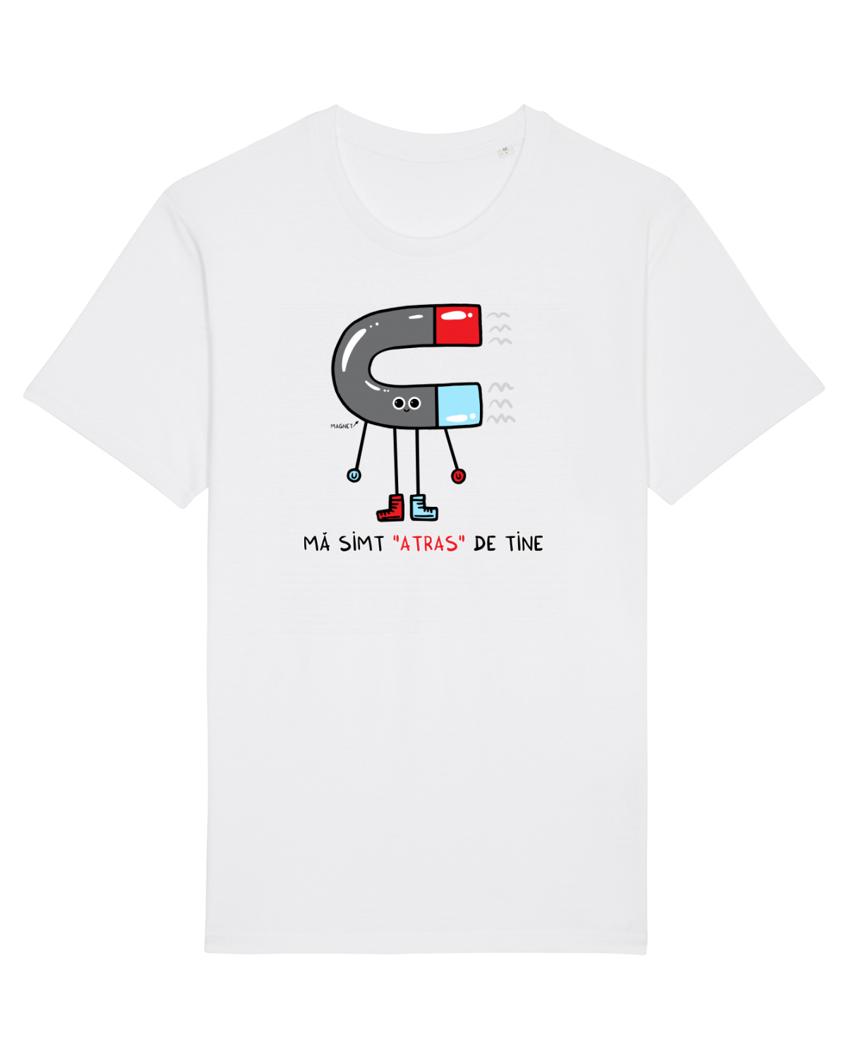 Tricou mânecă scurtă Unisex Rocker White