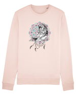 Pisică în Lună Dreamcatcher Mandala Bluză mânecă lungă Unisex Rise