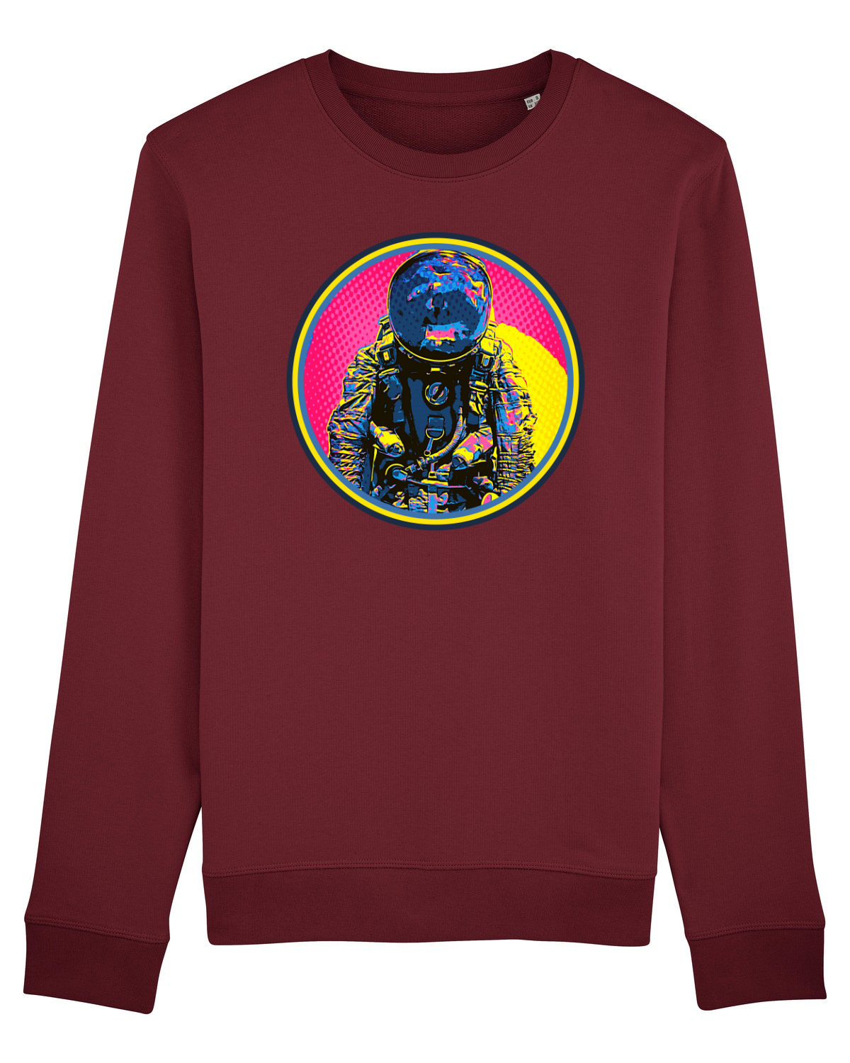 Bluză mânecă lungă Unisex Rise Burgundy