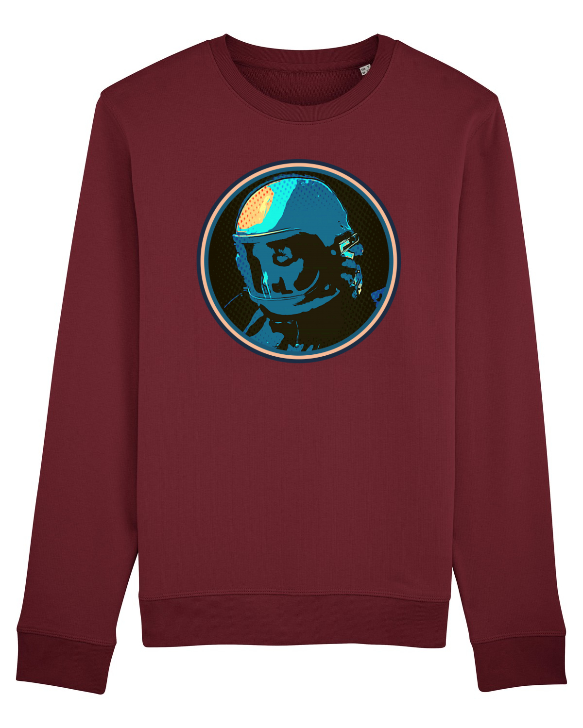 Bluză mânecă lungă Unisex Rise Burgundy