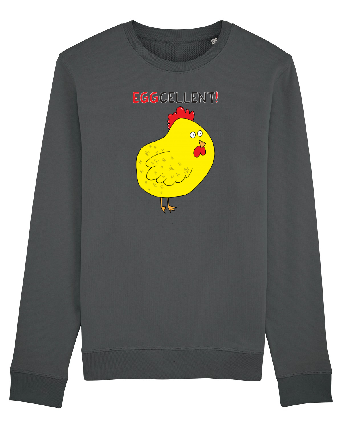 Bluză mânecă lungă Unisex Rise Anthracite