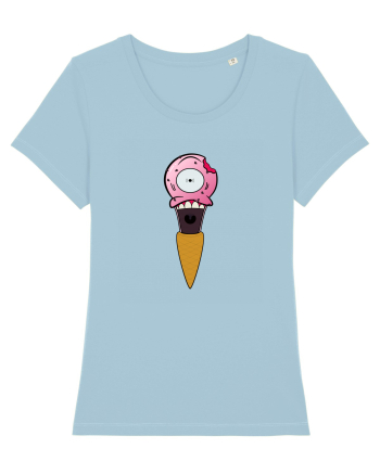 Strawberry Ice Cream Sky Blue