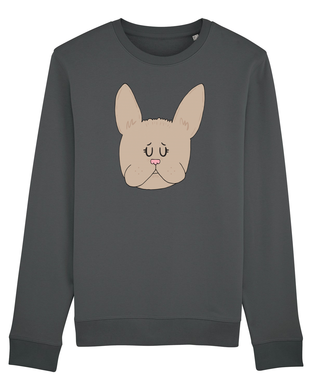 Bluză mânecă lungă Unisex Rise Anthracite