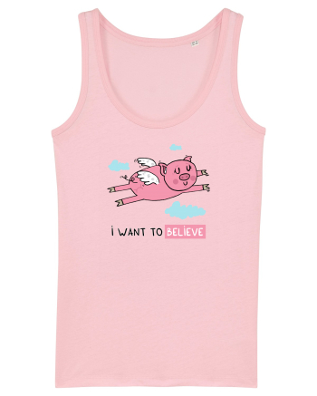 I want to BELIVE Cotton Pink