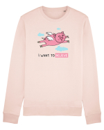I want to BELIVE Bluză mânecă lungă Unisex Rise
