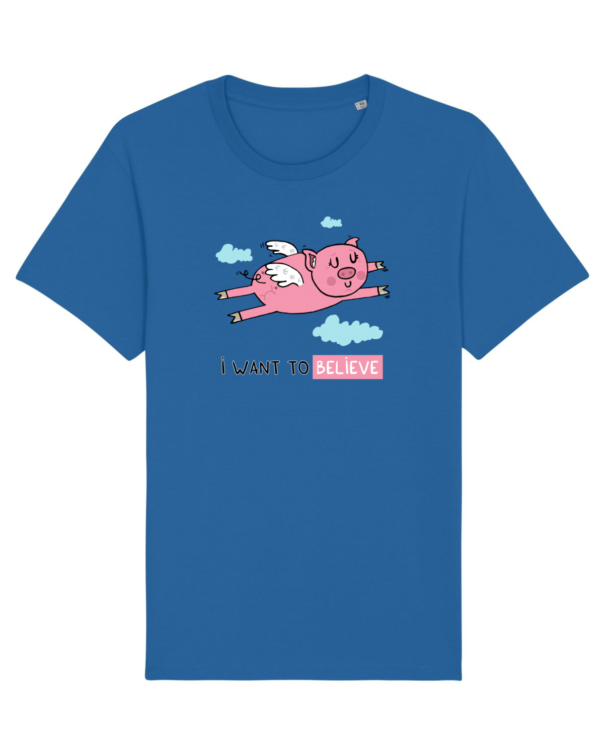 Tricou mânecă scurtă Unisex Rocker Royal Blue