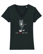 Sunt MORT dupa tine Tricou mânecă scurtă guler V Damă Evoker