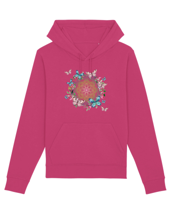 Fluturi în Mandala Yoga Raspberry