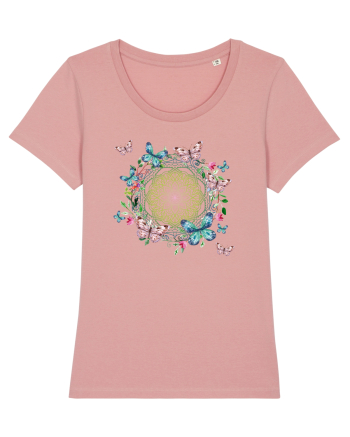 Fluturi în Mandala Yoga Canyon Pink
