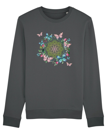 Fluturi în Mandala Yoga Anthracite