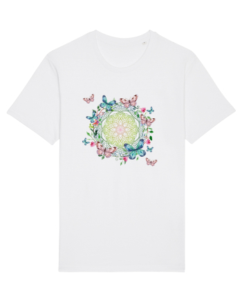 Fluturi în Mandala Yoga White