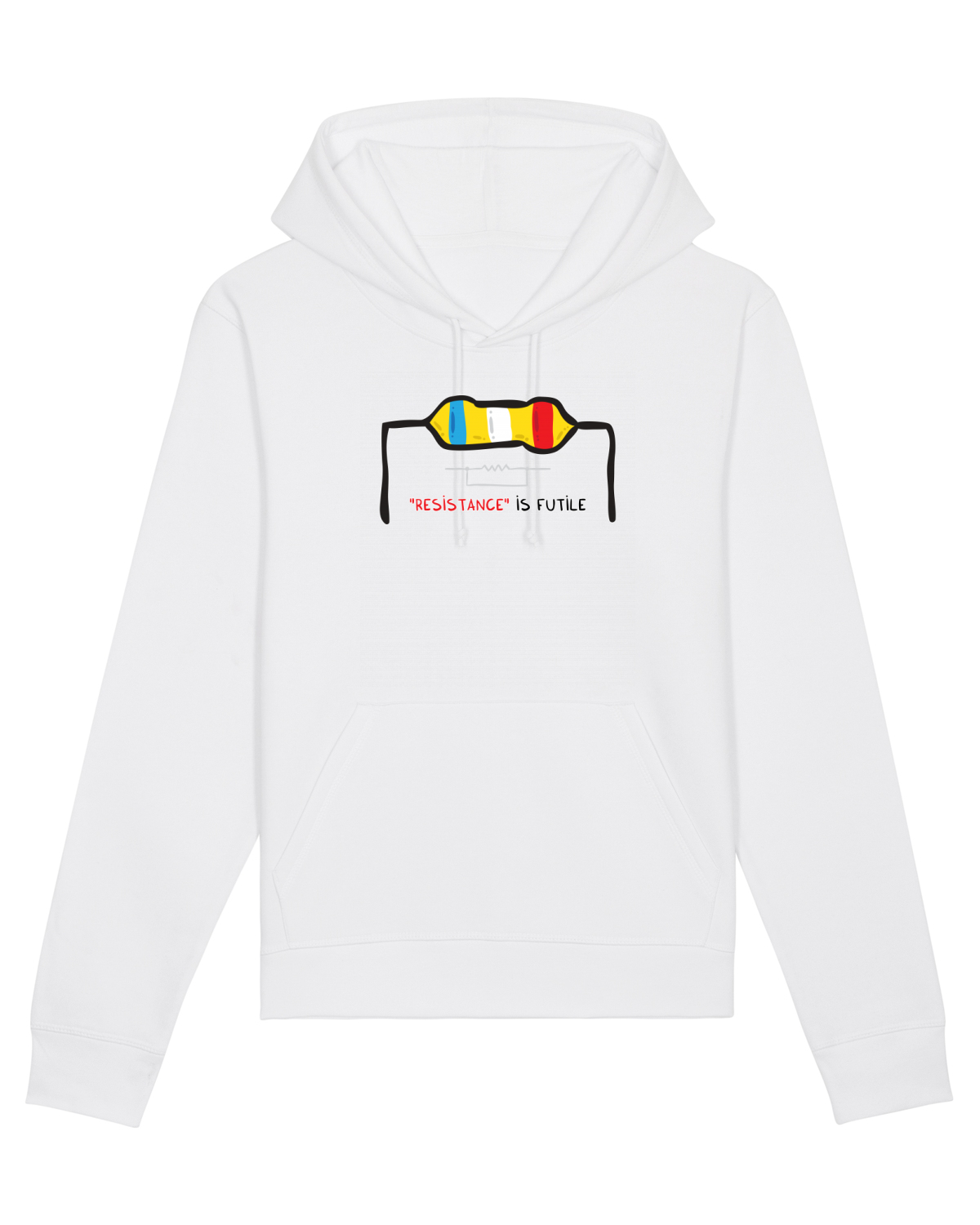 Hanorac Unisex Drummer White