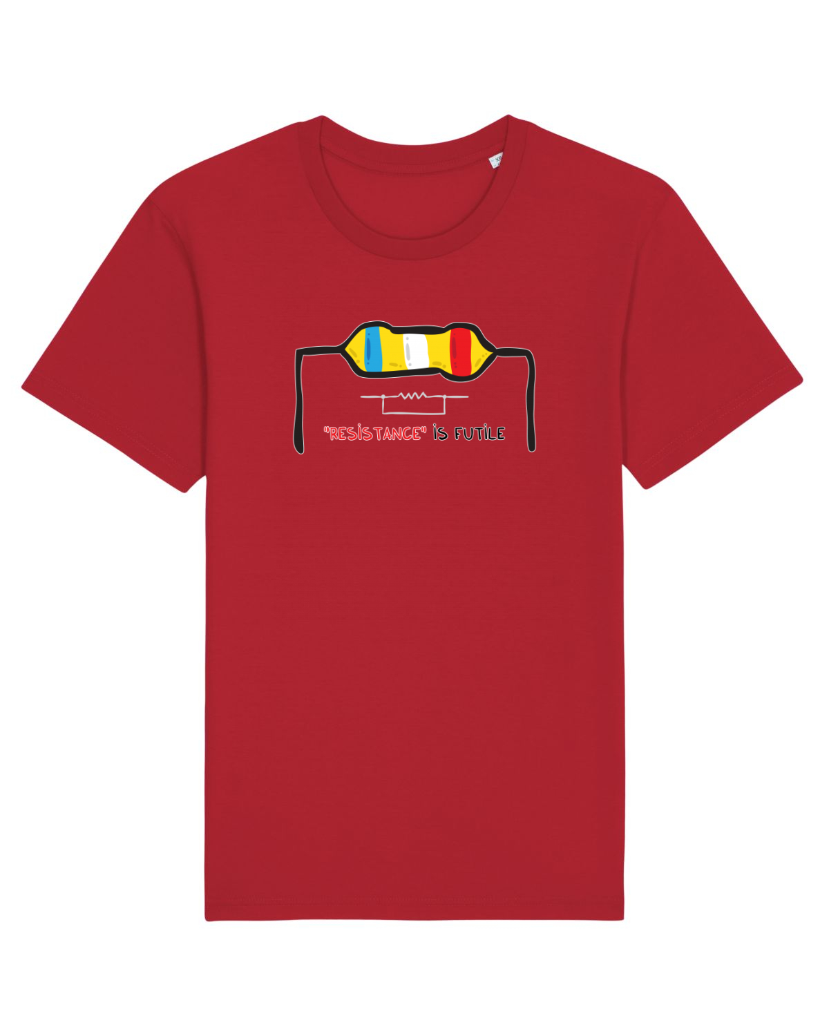 Tricou mânecă scurtă Unisex Rocker Red