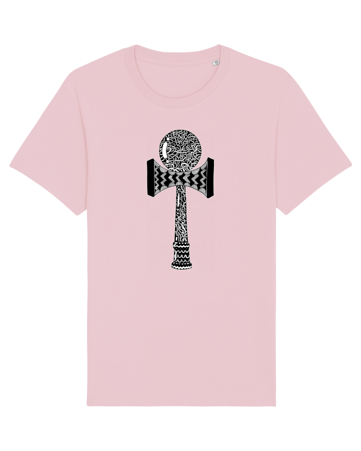 Tricou mânecă scurtă Unisex Rocker Cotton Pink