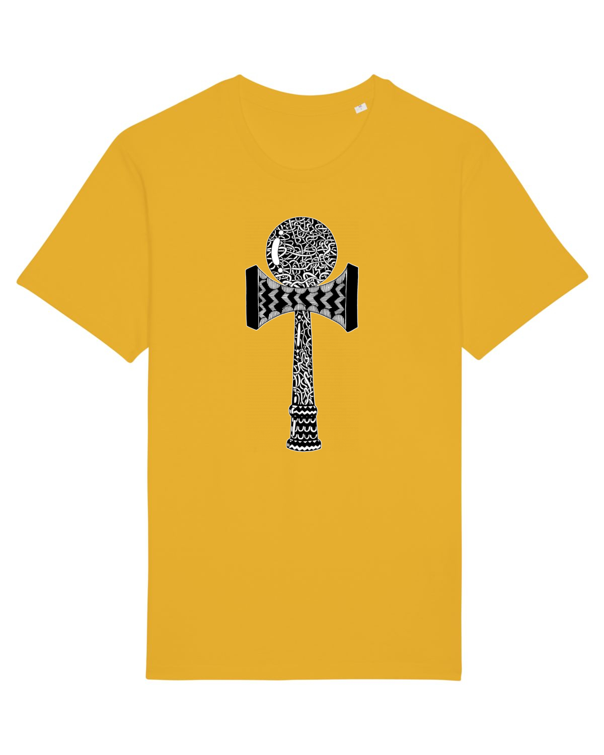 Tricou mânecă scurtă Unisex Rocker Spectra Yellow