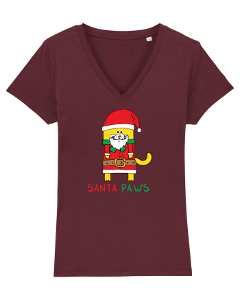 Santa Paws Burgundy