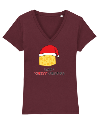 Have a CHEESY Christmas Burgundy