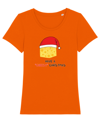 Have a CHEESY Christmas Bright Orange