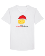 Have a CHEESY Christmas Tricou mânecă scurtă guler larg Bărbat Skater
