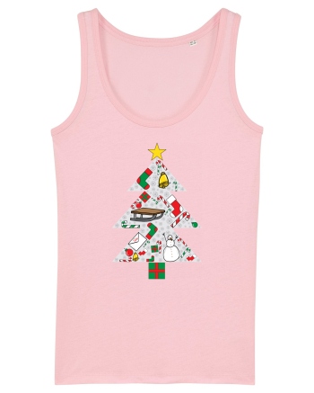 Christmas Tree Cotton Pink