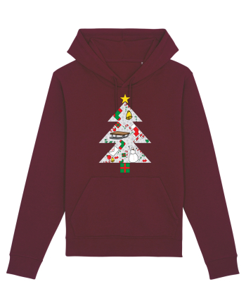 Christmas Tree Burgundy